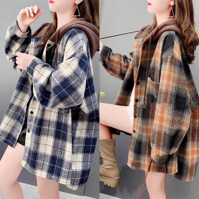 [비니브] 크러스트 안감털 후드 자켓