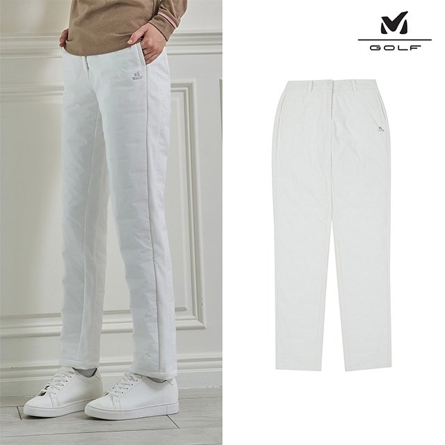 [프리미엄] 밀레골프 25FW 고주파 방풍 패딩 팬츠 2종, 여성