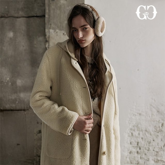 25FW GGPX 더블 플리스 후드 코트 1종