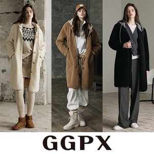 25FW GGPX 더블 플리스 후드 코트 1종