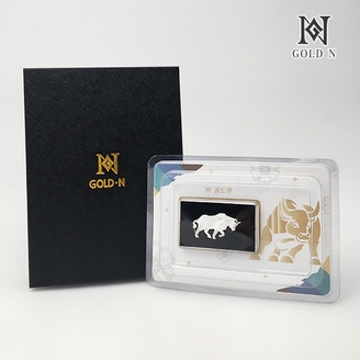 골드앤 황소 디자인 실버바 3.75g