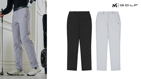 [프리미엄] 밀레골프 25FW 고주파 방풍 패딩 팬츠 2종, 남성