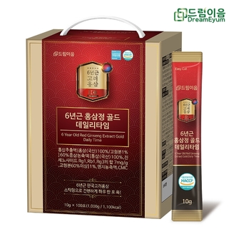 드림이음 6년근 홍삼정 골드 스틱 데일리타임 10g x 100포 1박스