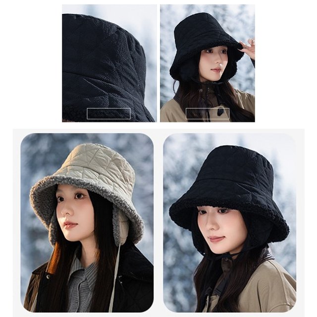 [비니브] 귀도리 보온 모자