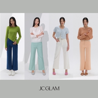 (강력추천) 26SS JC글램 블라썸 컬러 데님 팬츠 4종