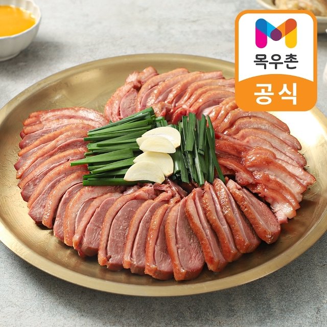 [목우촌] 허브갈릭 훈제오리 슬라이스 210g x 8팩 + 소스 4봉