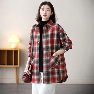 헬리꽁땡 포켓 체크 셔츠 점퍼 2종