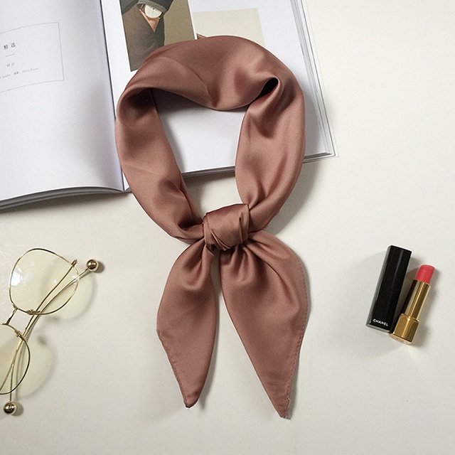 [루미루나]실키컬러스카프3종