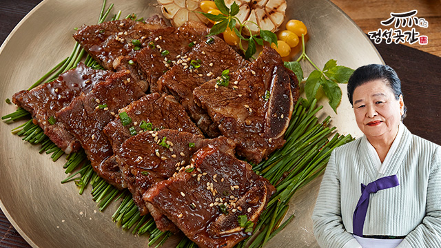 [정성가득 한가위!] 정성곳간 강순의 국내산 양념 LA 갈비 400g x 10팩 (총 4kg)