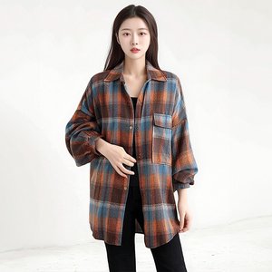 [헬리꽁땡]포켓체크셔츠오버핏2종