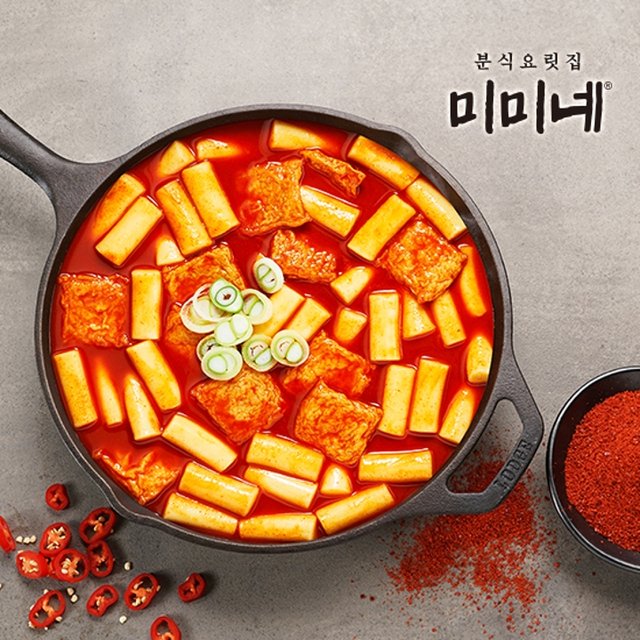 미미네 오리지널 국물떡볶이 570g x 7봉