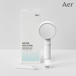 아에르 샤워헤드 녹물 석회질제거 절수 수압상승 콰트로 필터샤워기