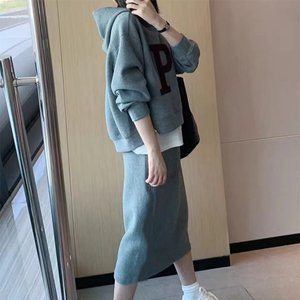 [비니브] 이니셜 후드 앤 스커트 2종