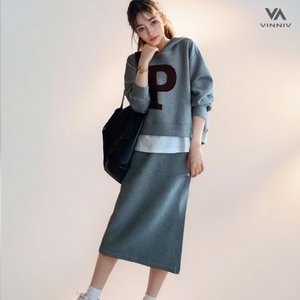 [비니브] 이니셜 후드 앤 스커트 2종