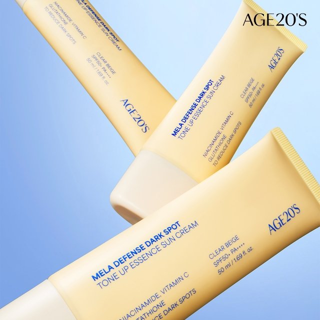 [에이지투웨니스]AGE20S 멜라 디펜스 기미 톤업 에센스 선크림 50ml (SPF50+ PA++++)