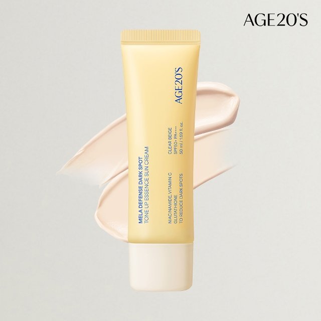 [에이지투웨니스]AGE20S 멜라 디펜스 기미 톤업 에센스 선크림 50ml (SPF50+ PA++++)