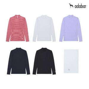 아다바트 25SS 최신상! 기능성 긴팔티셔츠 5종 + 넥밴드 1종, 여성