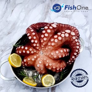 [피시원] 국내산 자숙 통문어 한마리 400g