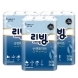 [삼정펄프] 리빙 순앤화이트 3겹 화장지 30M 30롤 x3