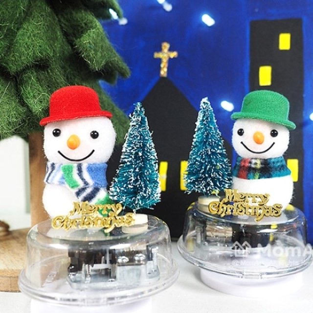 [맘아트]DIY 오르골 만들기 키트 눈사람과 트리 크리스마스_P305586061