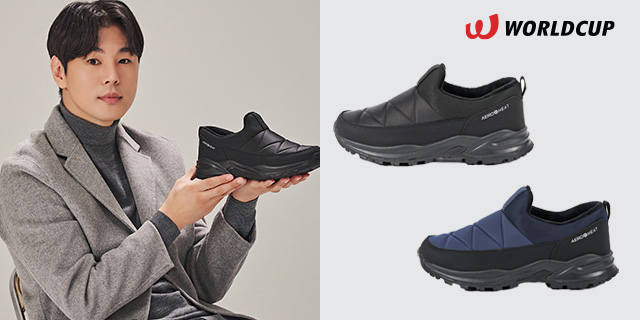 쇼핑엔티 단독 [월드컵] 남성 패딩 슬립온_슬립마운틴