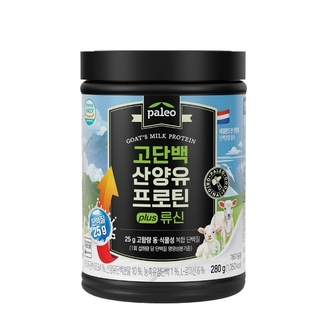 팔레오 고단백 산양유 프로틴 plus 류신 280g 1통