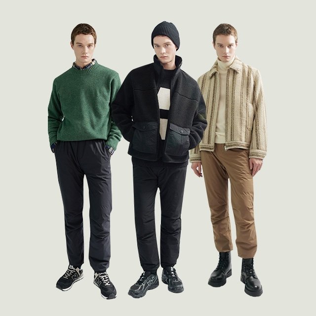 [벨리츠] 25FW 남성 보아퍼 패딩 팬츠 3종