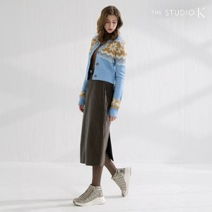 더스튜디오케이 천연소가죽 웜기모 다이아 퀼팅 부츠