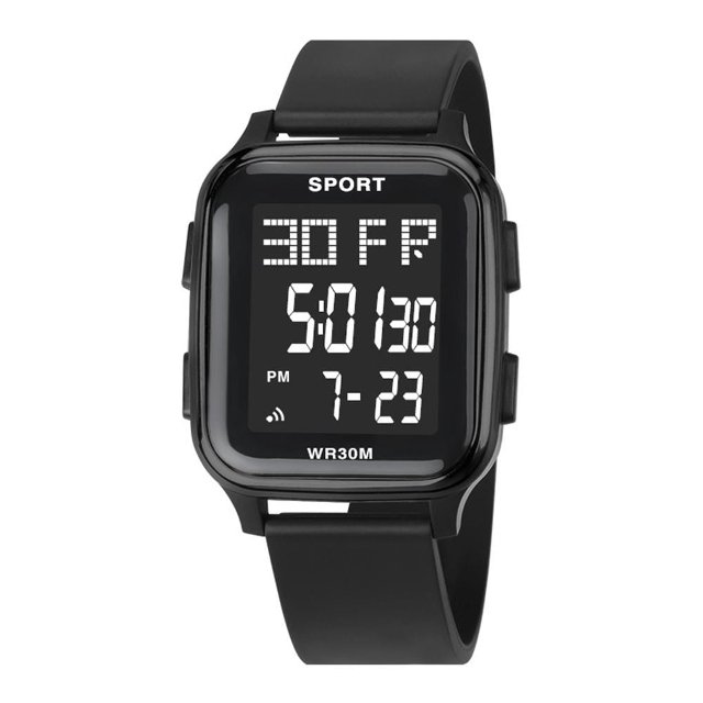 스포츠 손목 시계 남학생용 디지털 심플 사각 디자인 (WFJ2OJN)