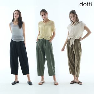 도티 26SS 인견 냉감 볼륨 팬츠 여성 3종 (D6NBW)
