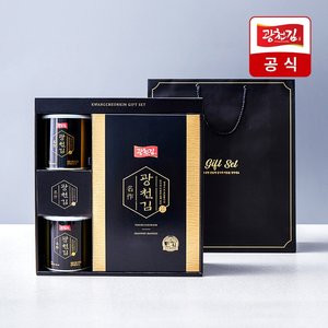 [광천김] 명작 프리미엄 선물세트 (캔김+전장김+쇼핑백)