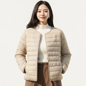 시노코 베이직 경량 퀄팅 자켓