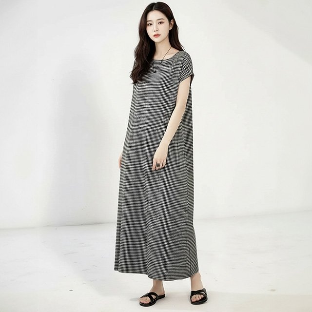 [플로레센스] 레브 잔체크+빅체크 원피스 2종