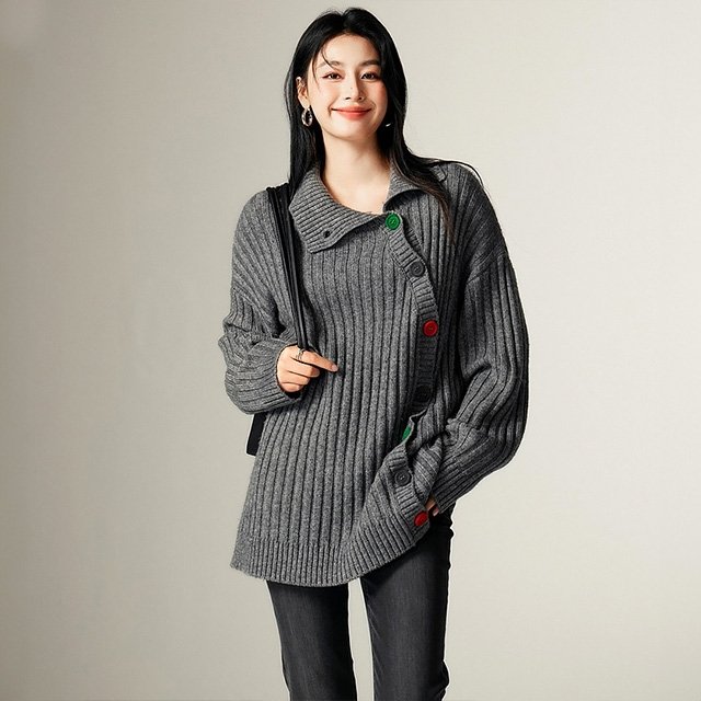 [루미루나]루즈핏소프트카라가디건