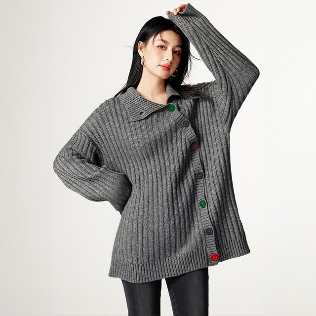 [루미루나]루즈핏소프트카라가디건