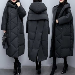 [비니브] 오로라 후드 롱 패딩