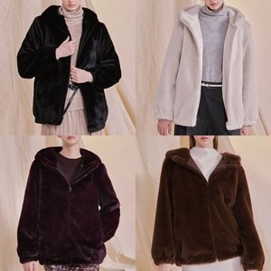 홈쇼핑히트 여성 FAUX 밍크퍼 하프코트 4종 (택1)