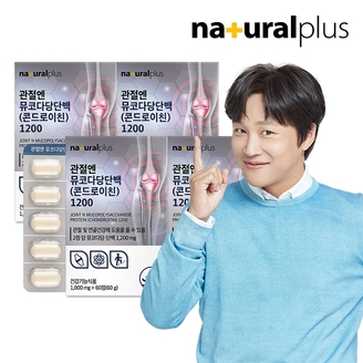 내츄럴플러스 뮤코다당단백 콘드로이친 60정 4박스