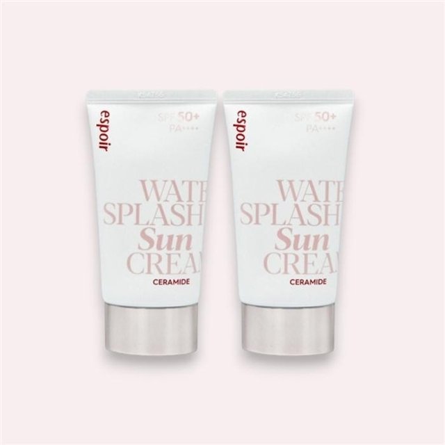 에스쁘아 워터 스플래쉬 선크림 세라마이드 60ml 2개 톤업 SPF50+