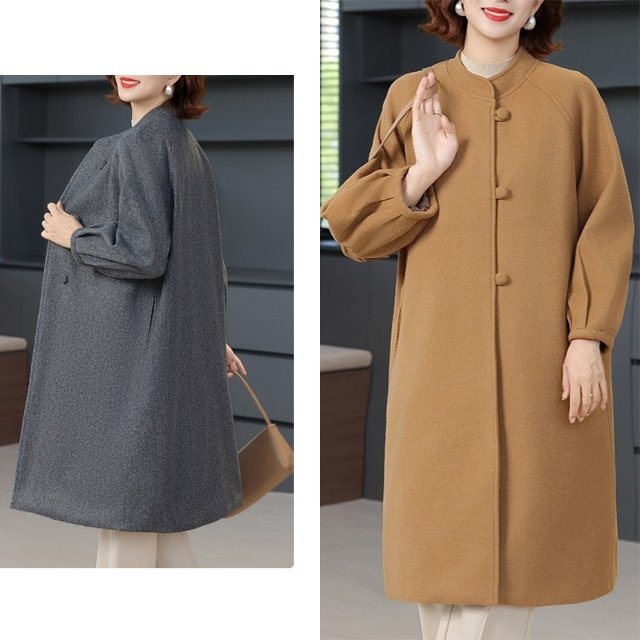 [비니브] 엘리스 라운드 롱코트