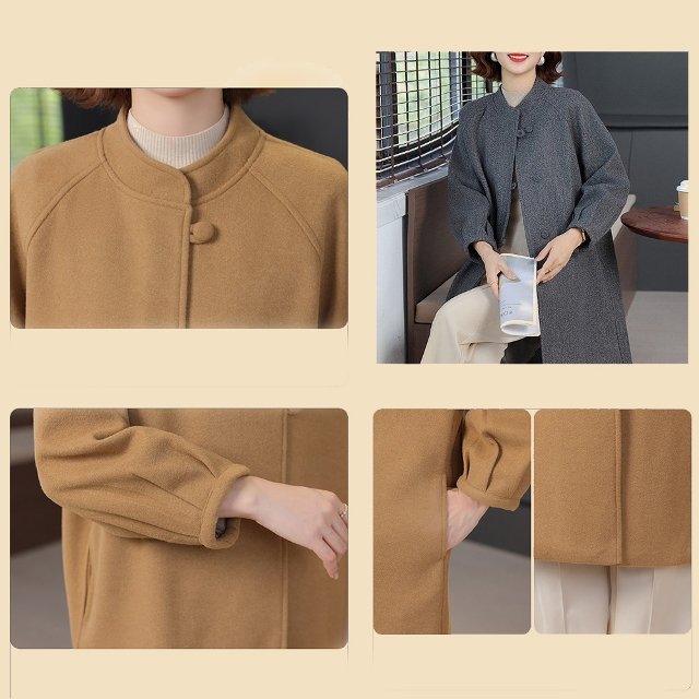 [비니브] 엘리스 라운드 롱코트