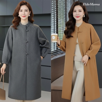 [비니브] 엘리스 라운드 롱코트