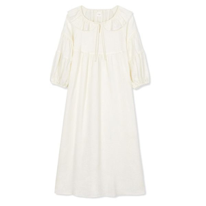 [바풀 주니어]바풀 EV W365-10 여성잠옷 면레이온 피치기모 원피스 홈드레스_P331911656