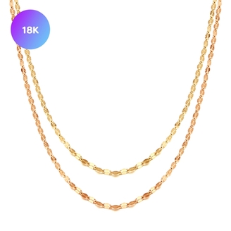 [골드퀸즈] 18K 1.5mm 트윙클 체인 목걸이
