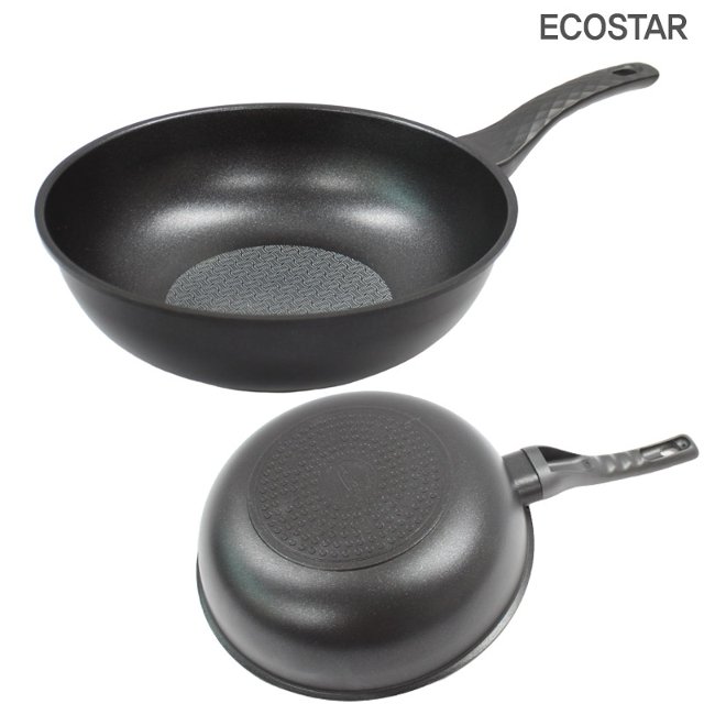 에코스타 다이아몬드코팅 IH 인덕션용 궁중팬 28cm 코팅팬