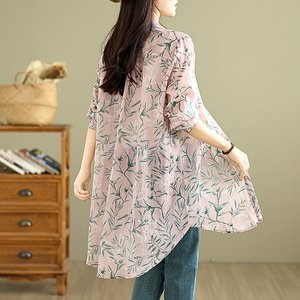 [루미루나]리프나염카라롱셔츠(색상선택)