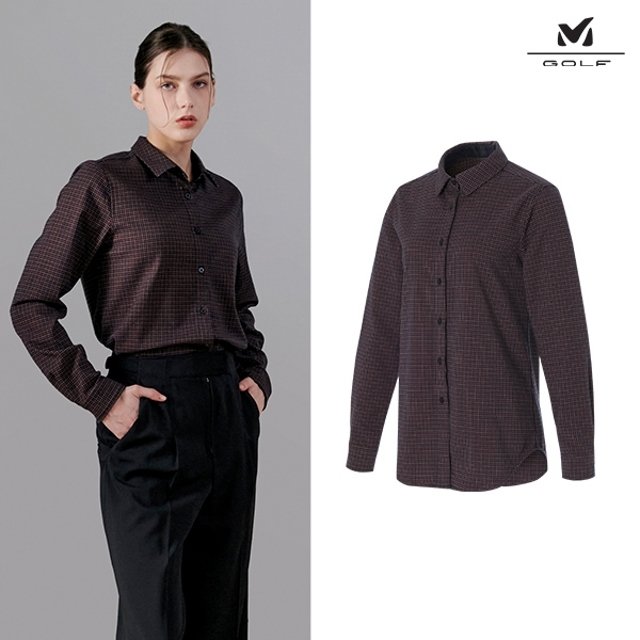 [블랙프라이데이!]밀레골프 9,900원! 기모스판 셔츠3종, 여성