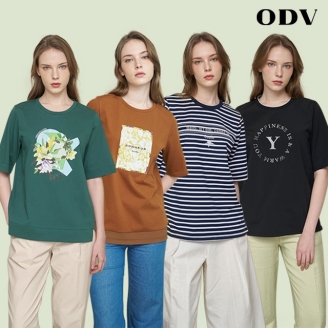 24SS ODV 썸머 에센셜 티블라우스 4종