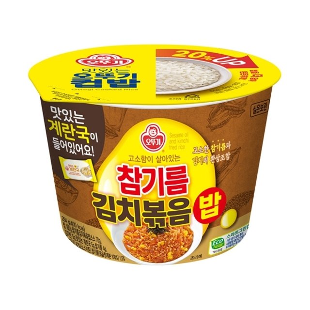 오뚜기 컵밥 참기름 김치볶음밥 12개