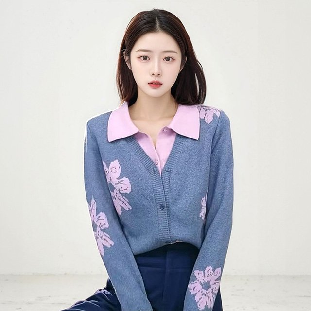 [헬리꽁땡]아마레레이어드니트2종